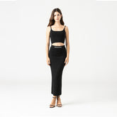 CIARA KNITTED TOP WOMEN BLACK